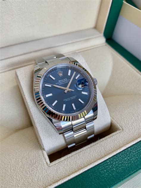 rolex blue face datejust|new Rolex Datejust 41 2021.